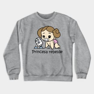 Princesa Rebelde jugando. Crewneck Sweatshirt